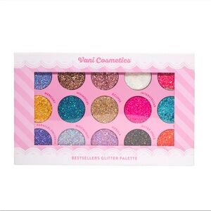 Vani i Cosmetics BestSeller Glitter Palette - Multicolor